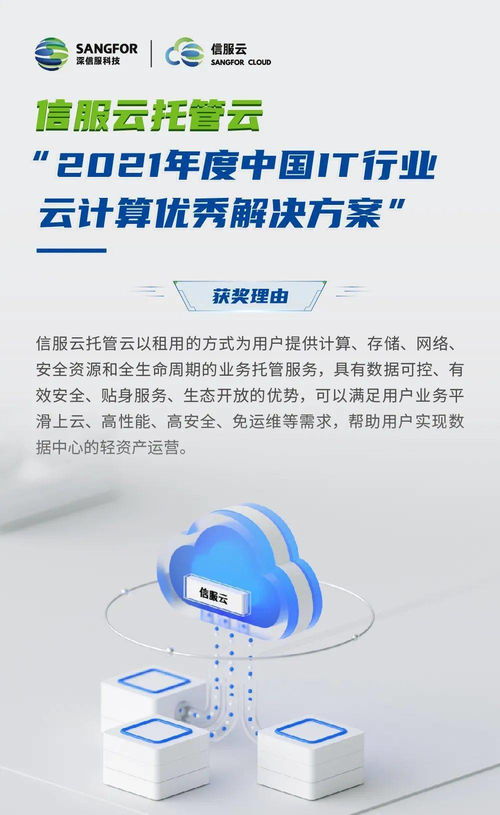 信服云托管云 以創新方案賦能企業數字化轉型，榮膺2021年度中國IT行業云計算優秀解決方案